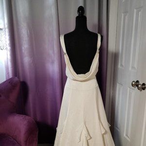 J Crew Ivory Old Hollywood/Gatsby Wedding Dress